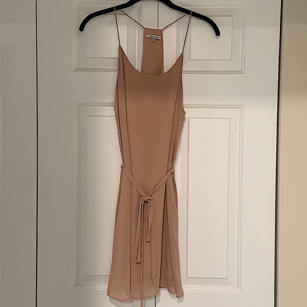 Women’s tan mini dress